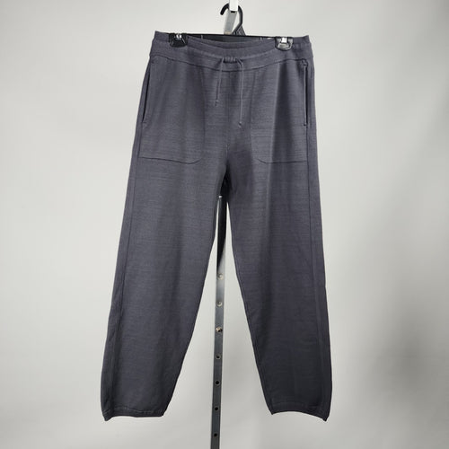 Babaton Grey Knit Cotton Jogger Pants Size L