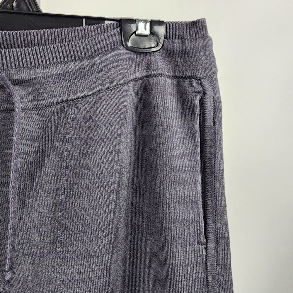 Babaton Grey Knit Cotton Jogger Pants Size L