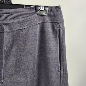Babaton Grey Knit Cotton Jogger Pants Size L