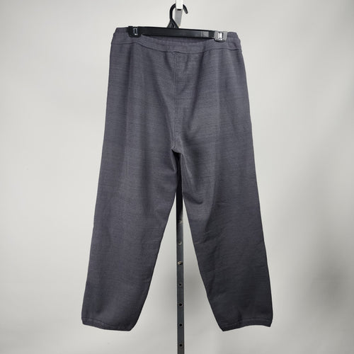 Babaton Grey Knit Cotton Jogger Pants Size L