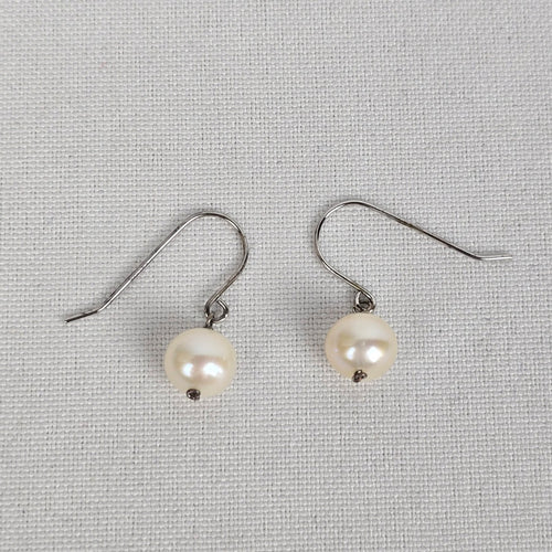 Peoples Pearl & 925 Sterling Silver Necklace Bracelet & Earring Set