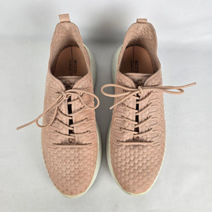 Ecco Therap Lace Up Sneakers Tuscany Pink Shoes Size 7.5