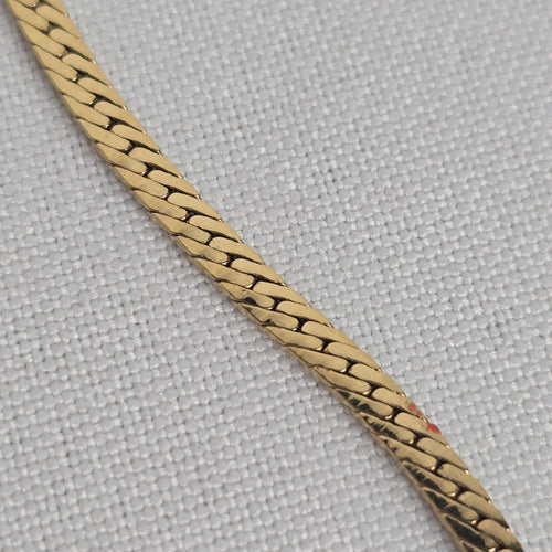Vintage Vendome Red Enamel Crystal Detail Collar Necklace