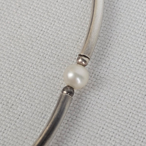 925 Sterling Silver Pearl Delicate Bracelet