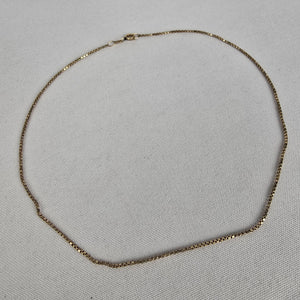 10k Yellow Gold Box Chain Necklace