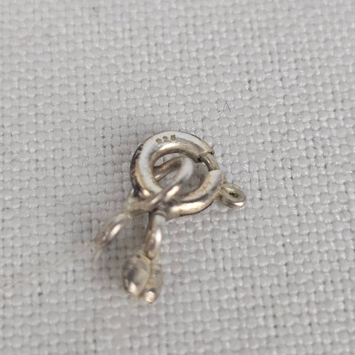 925 Sterling Silver Blue Stone Pendant Invisible Necklace