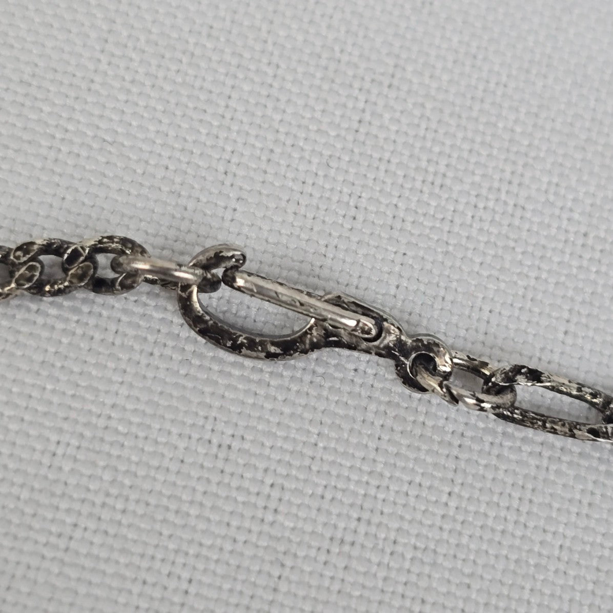 Banana Bob Silver Heart Charms Long Necklace
