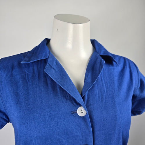 Vintage Kerry Teen Simpson Sears Blue Romper Size XS