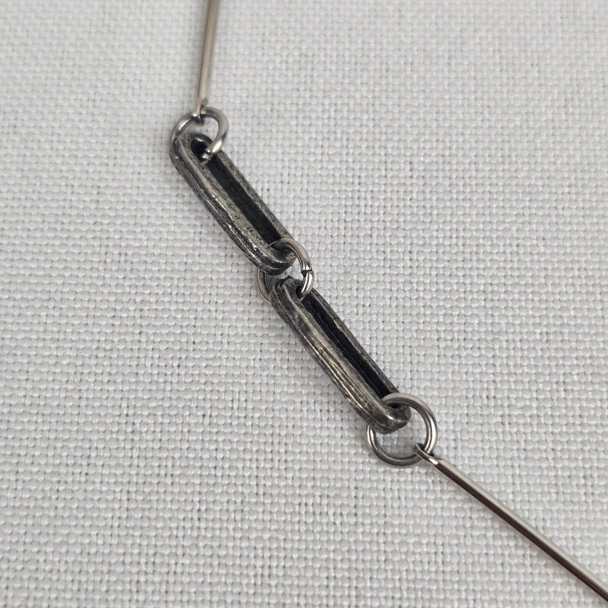 Anne Marie Chagnon Gold & Silver Metal Pendant Necklace