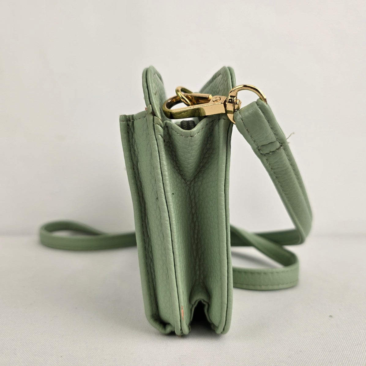 Green Crossbody Wallet Purse