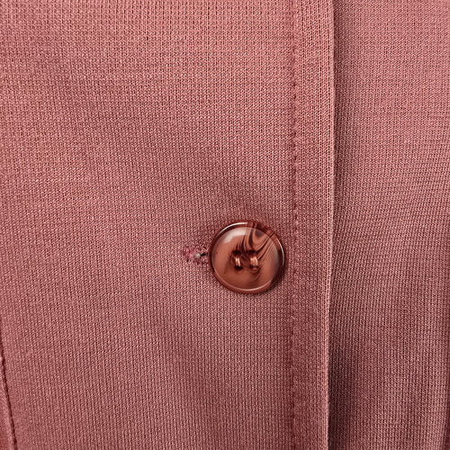 Vintage White Stag Pink Button Up Belted Vest Size M/L