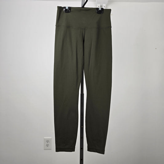 Lululemon Grey Wunder Under High Rise Crop Size S/M