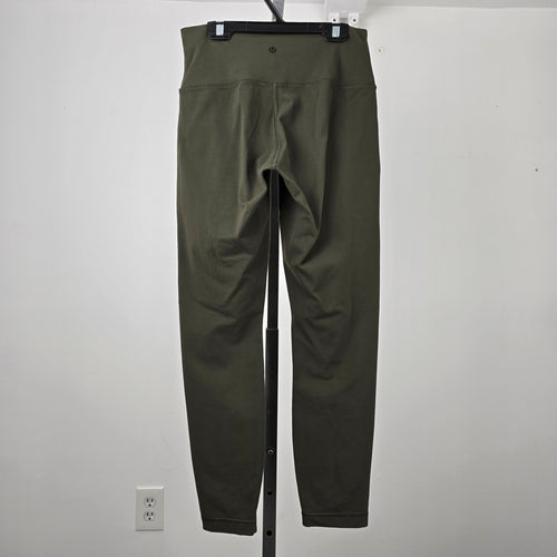 Lululemon Grey Wunder Under High Rise Crop Size S/M