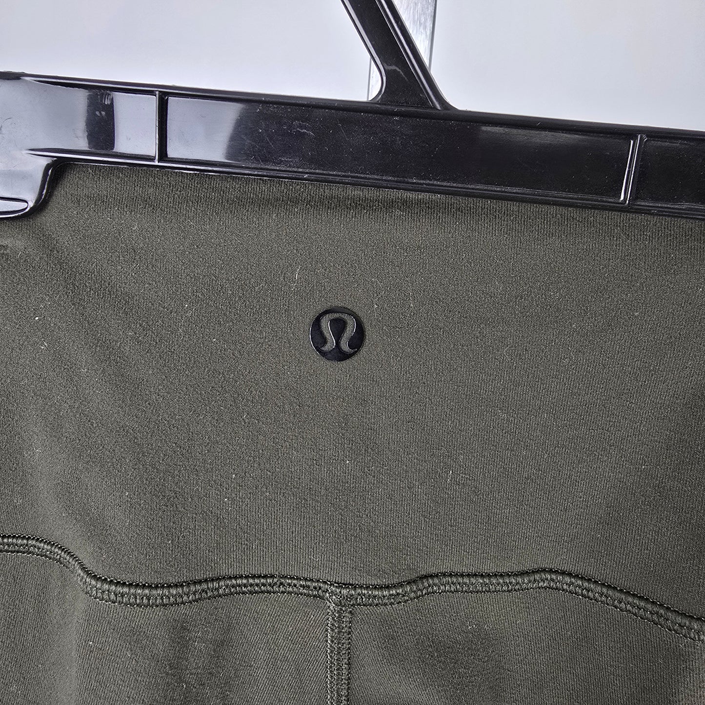 Lululemon Grey Wunder Under High Rise Crop Size S/M