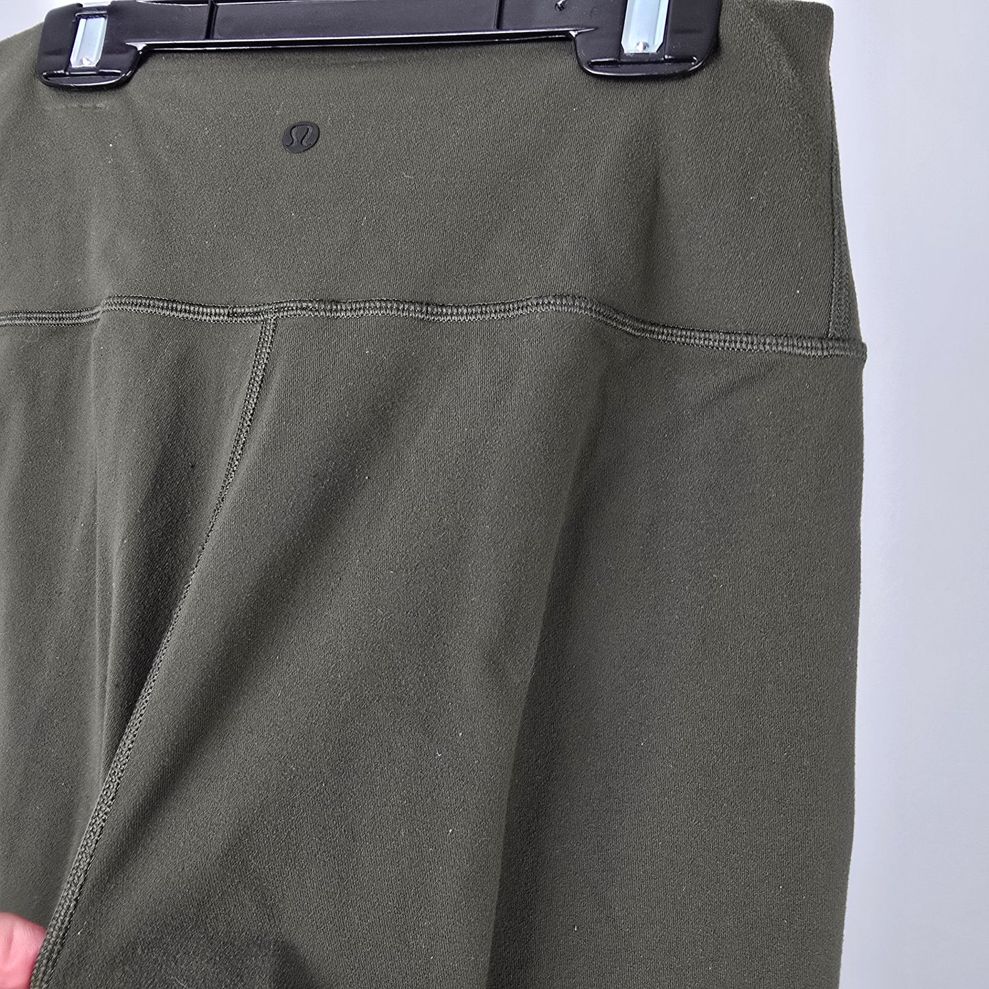 Lululemon Grey Wunder Under High Rise Crop Size S/M