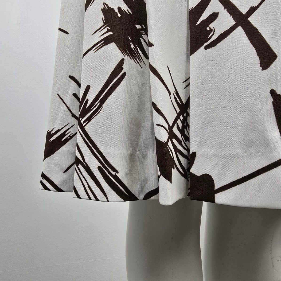 Vintage Leo Danal White Button Front Dress Size M