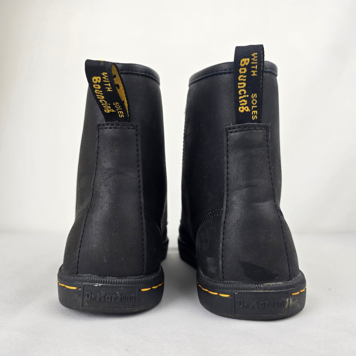 Dr Martens Soft Wair Black Sheridan Lace Up Boots Size 9