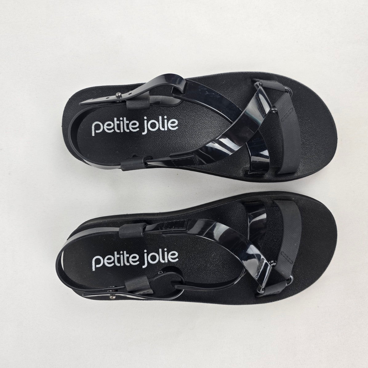 Petite Jolie Black Sandals Size 7