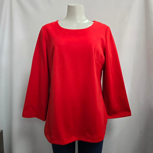 Vintage Penningtons Red Belle Sleeve Top Size L/XL