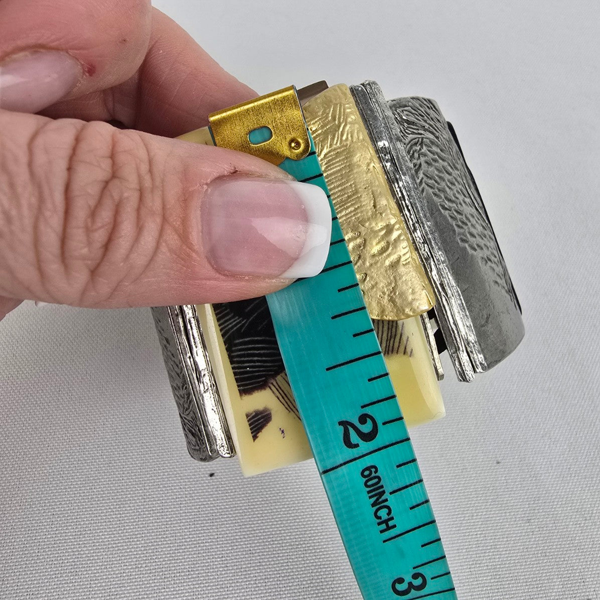 Anne Marie Chagnon Silver & Yellow Stretch Bracelet