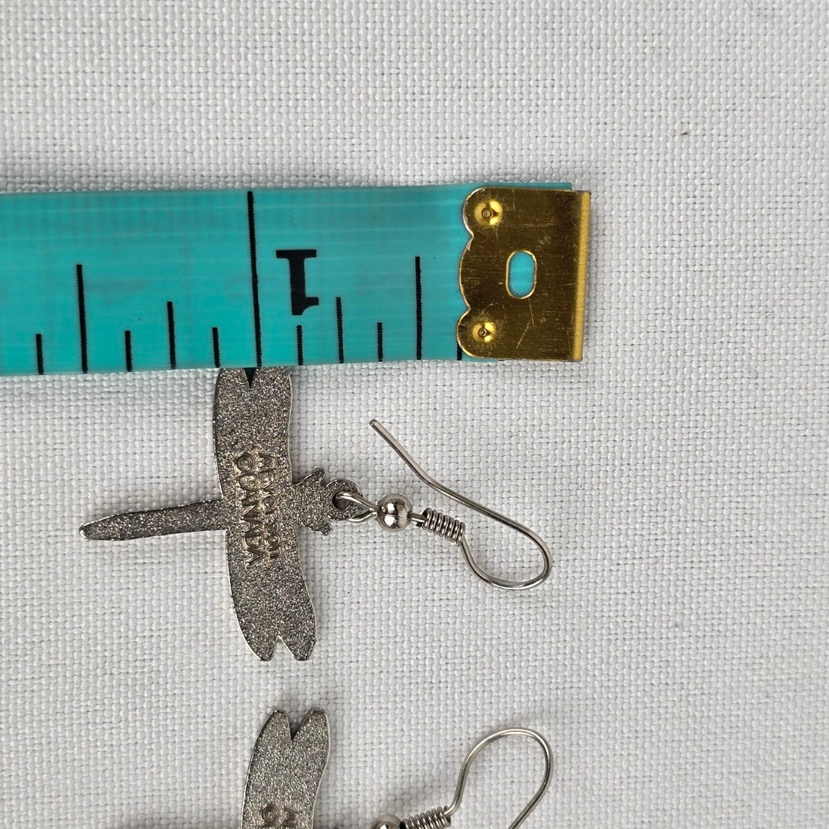 Vintage Canadian Andy Everson Firefly Enamel Earrings