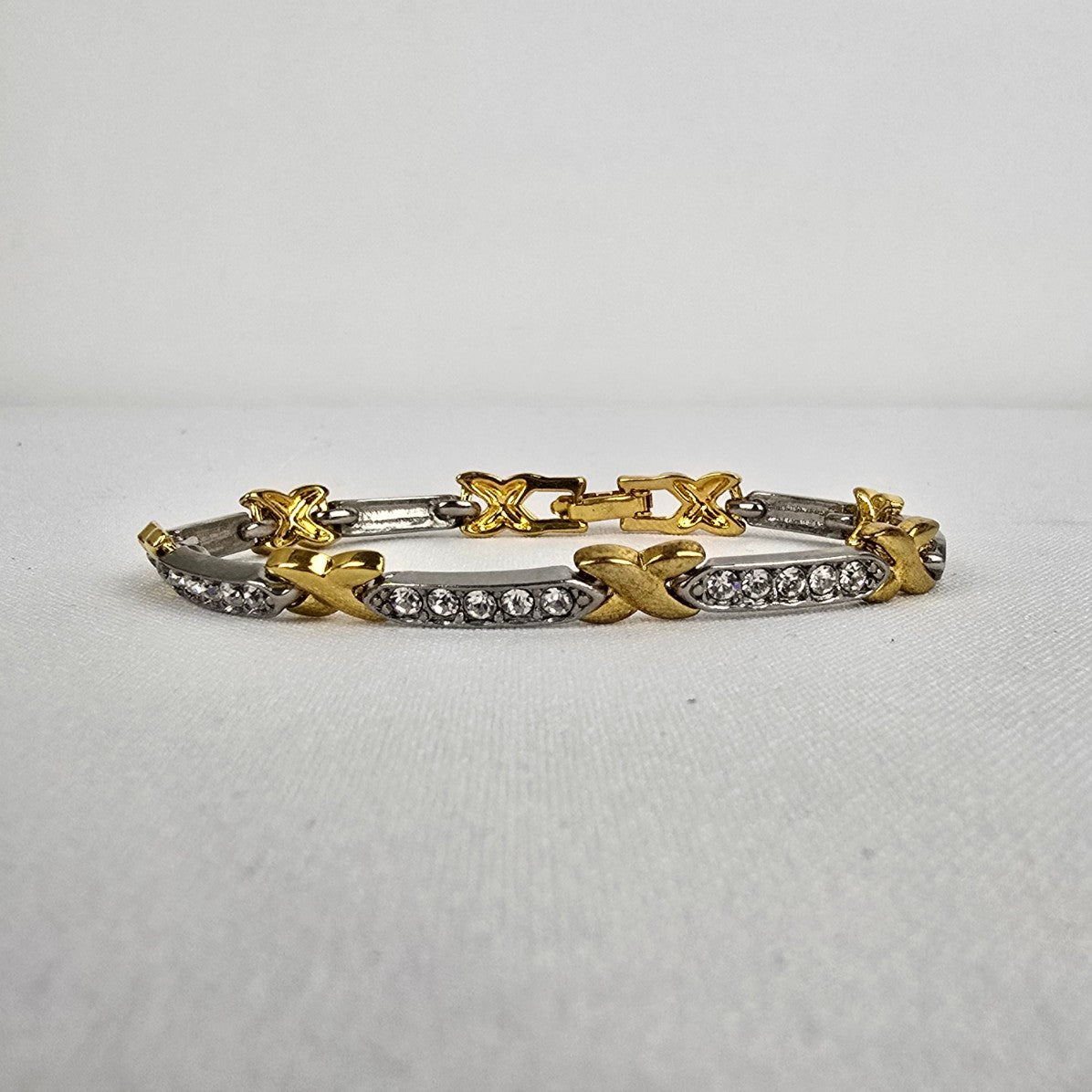 Vintage Gold & Silver Link Bracelet