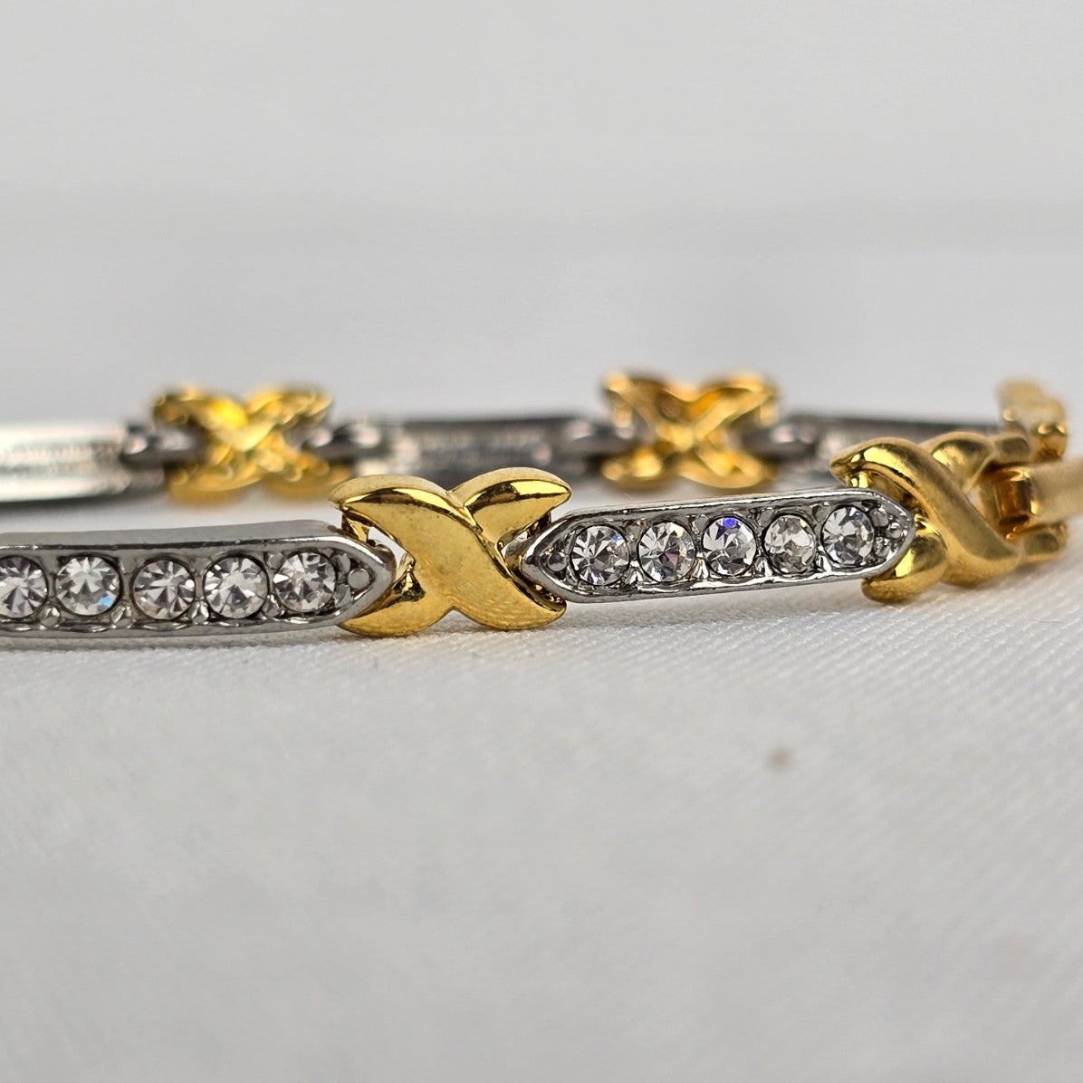 Vintage Gold & Silver Link Bracelet