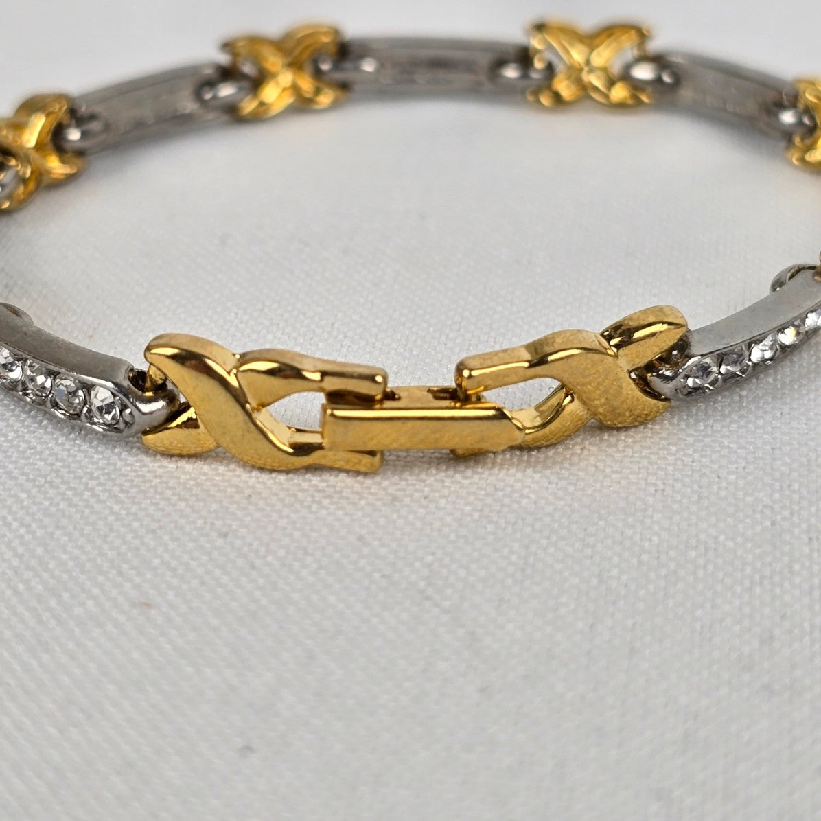 Vintage Gold & Silver Link Bracelet
