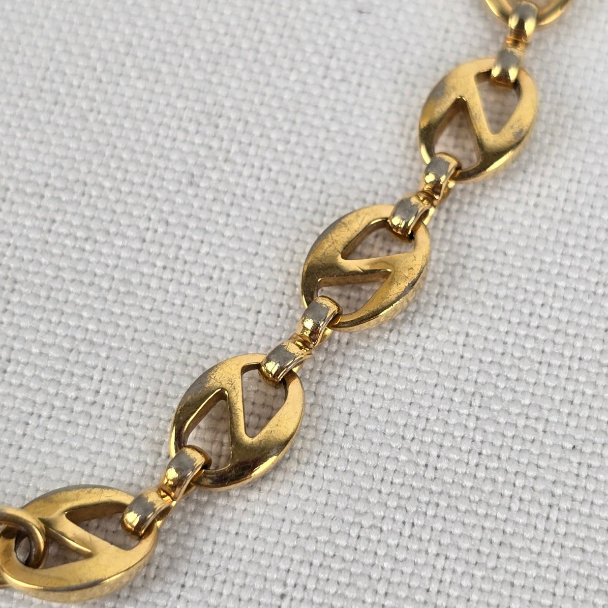 Vintage Gold Tone Chain Link Bracelet