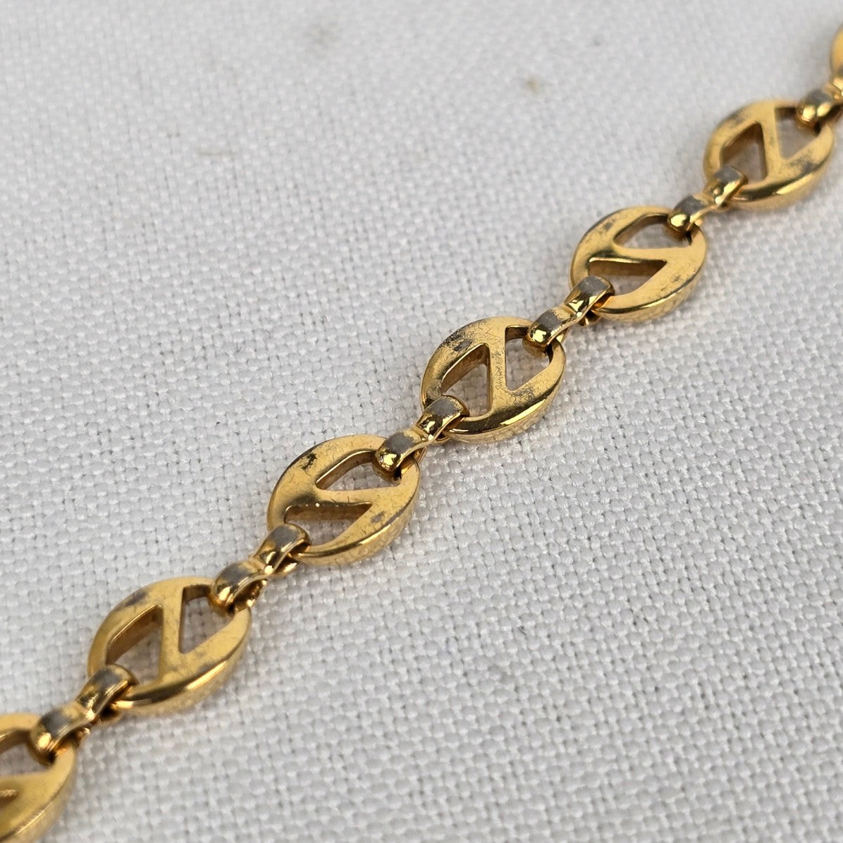 Vintage Gold Tone Chain Link Bracelet
