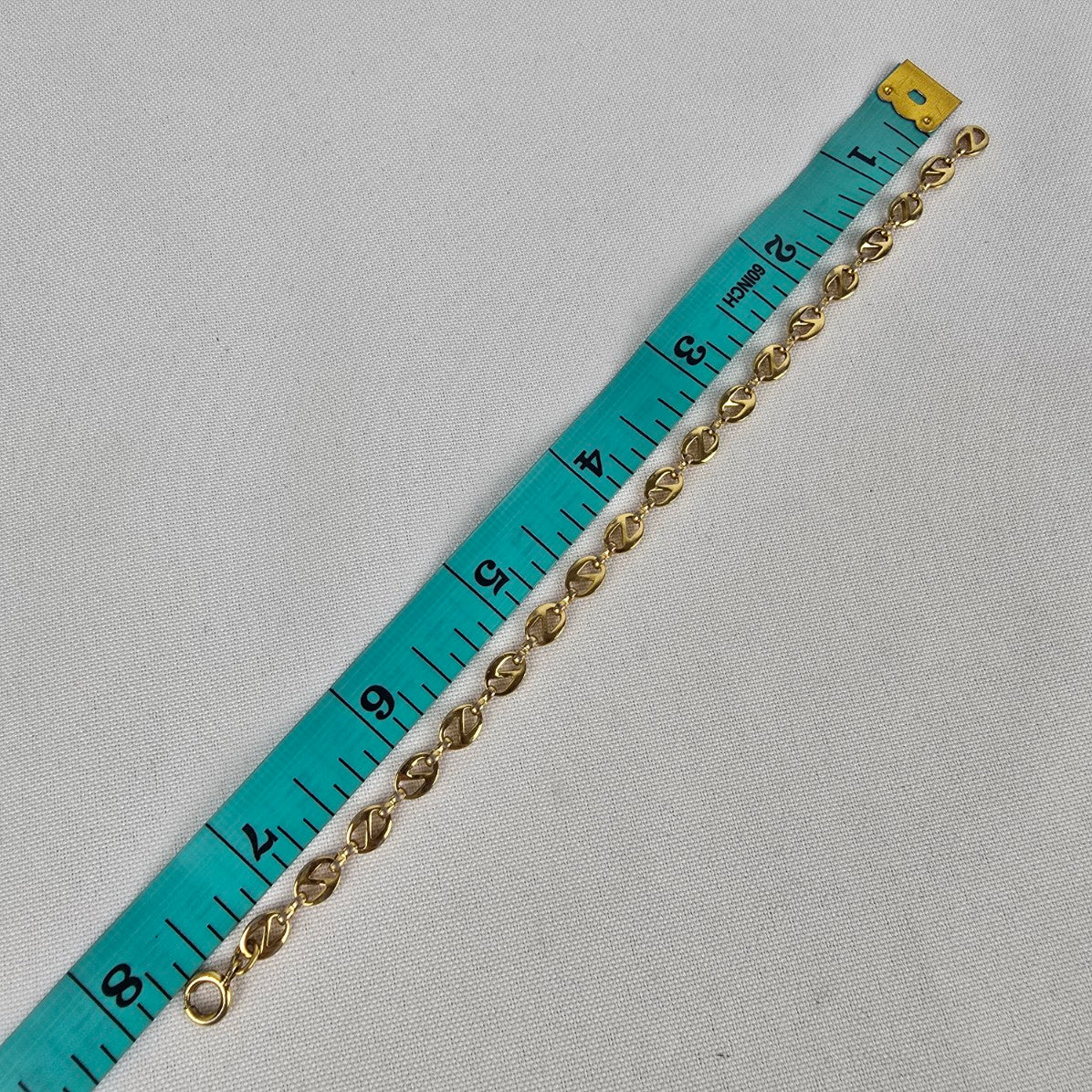 Vintage Gold Tone Chain Link Bracelet