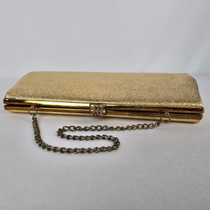 Vintage Gold Tone Clutch Purse