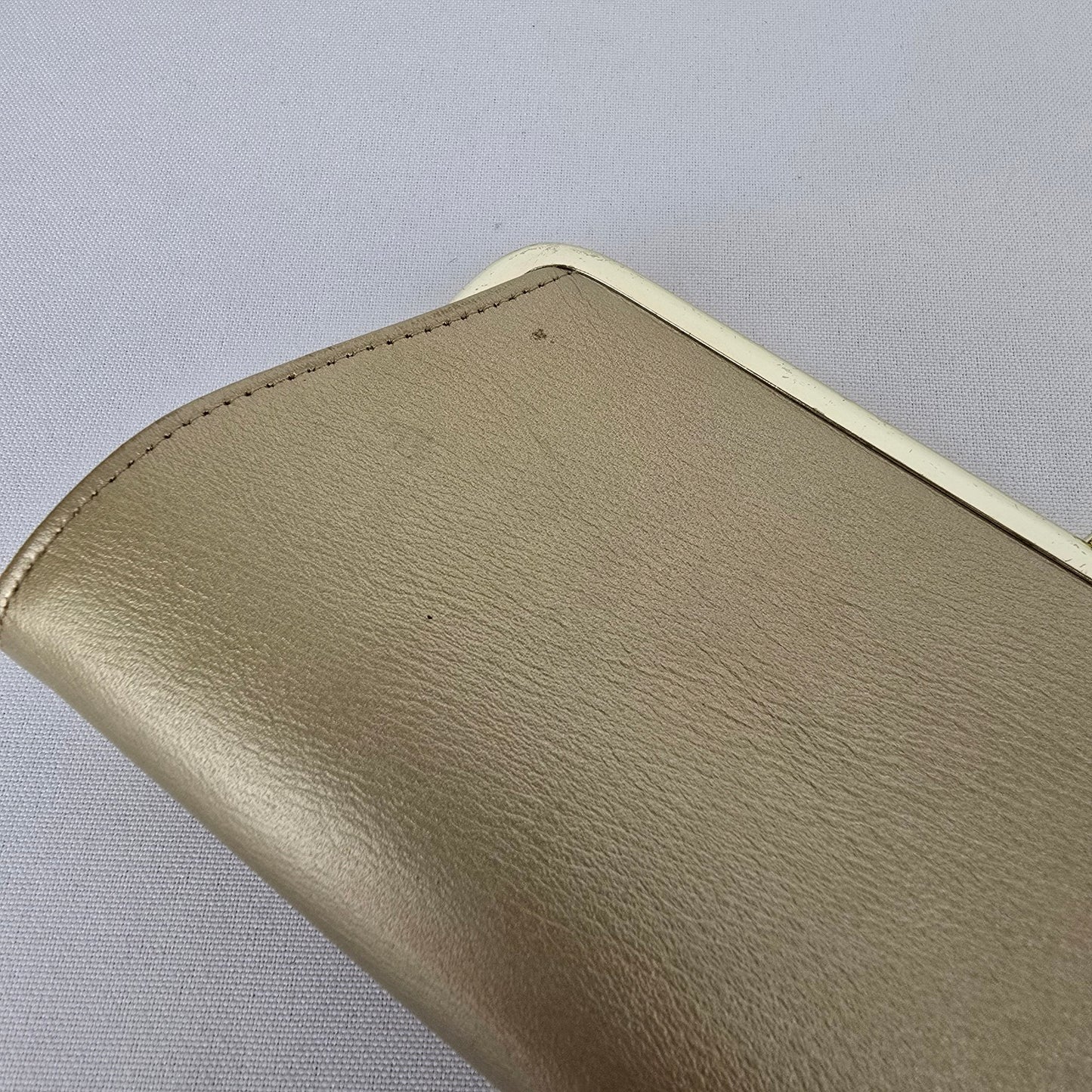 Vintage Buxton Gold Clutch Wallet