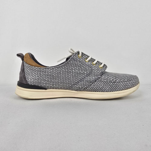 Reef Grey Knit Lace Up Sneakers Size 7
