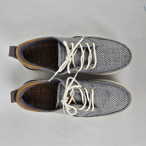 Reef Grey Knit Lace Up Sneakers Size 7