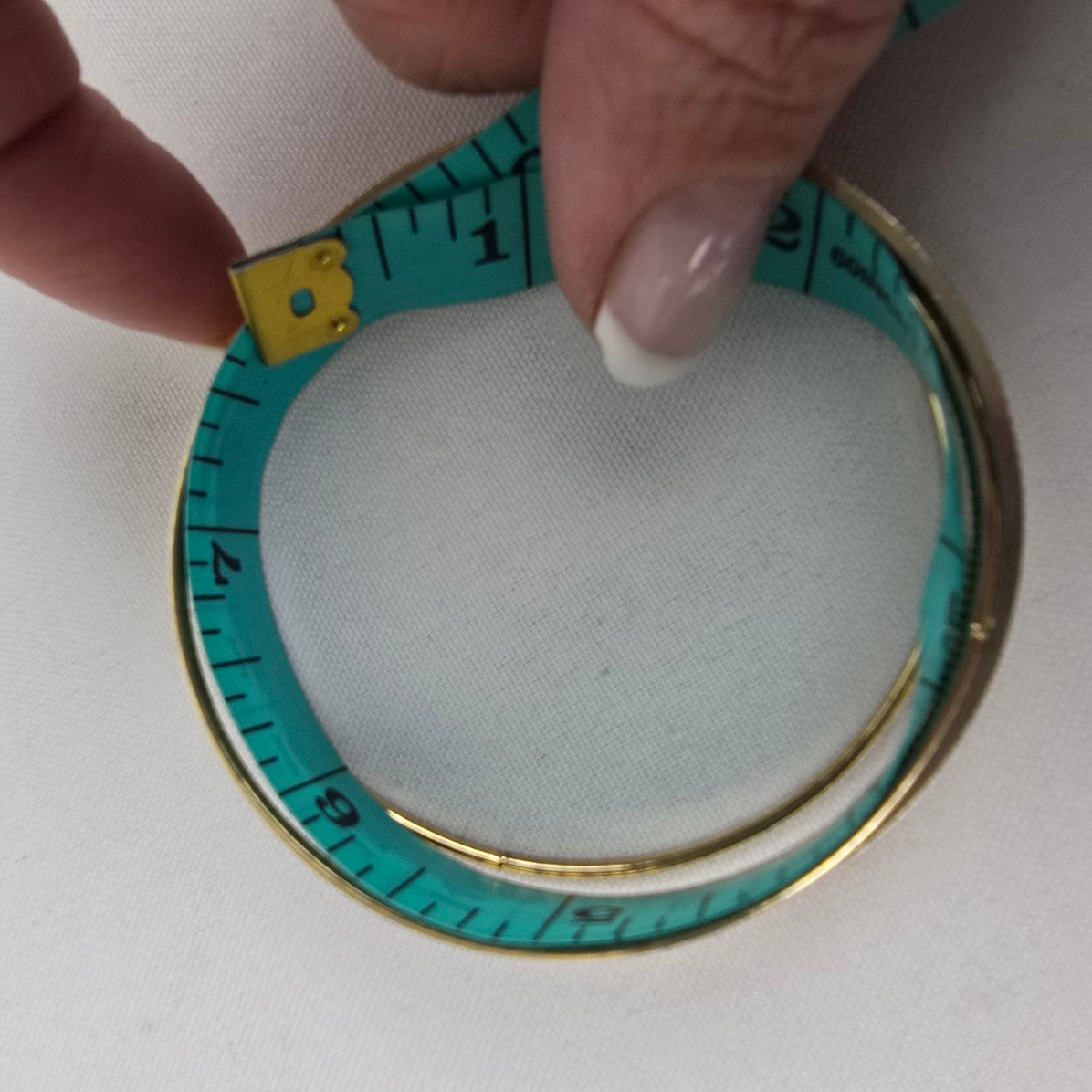 Vintage Gold Tone Stacked Bangle Bracelet