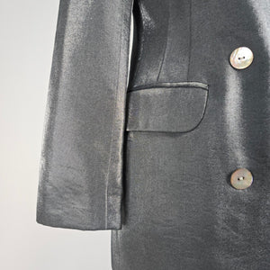 Vintage MK Studio Grey Double Breasted Suit Blazer & Dress Pants Size 5