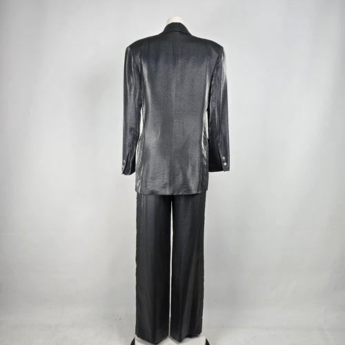 Vintage MK Studio Grey Double Breasted Suit Blazer & Dress Pants Size 5