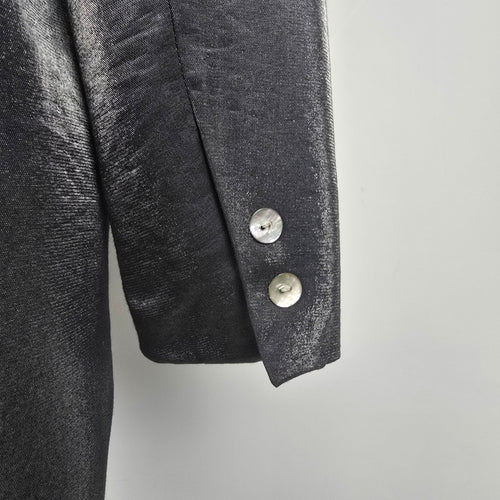 Vintage MK Studio Grey Double Breasted Suit Blazer & Dress Pants Size 5