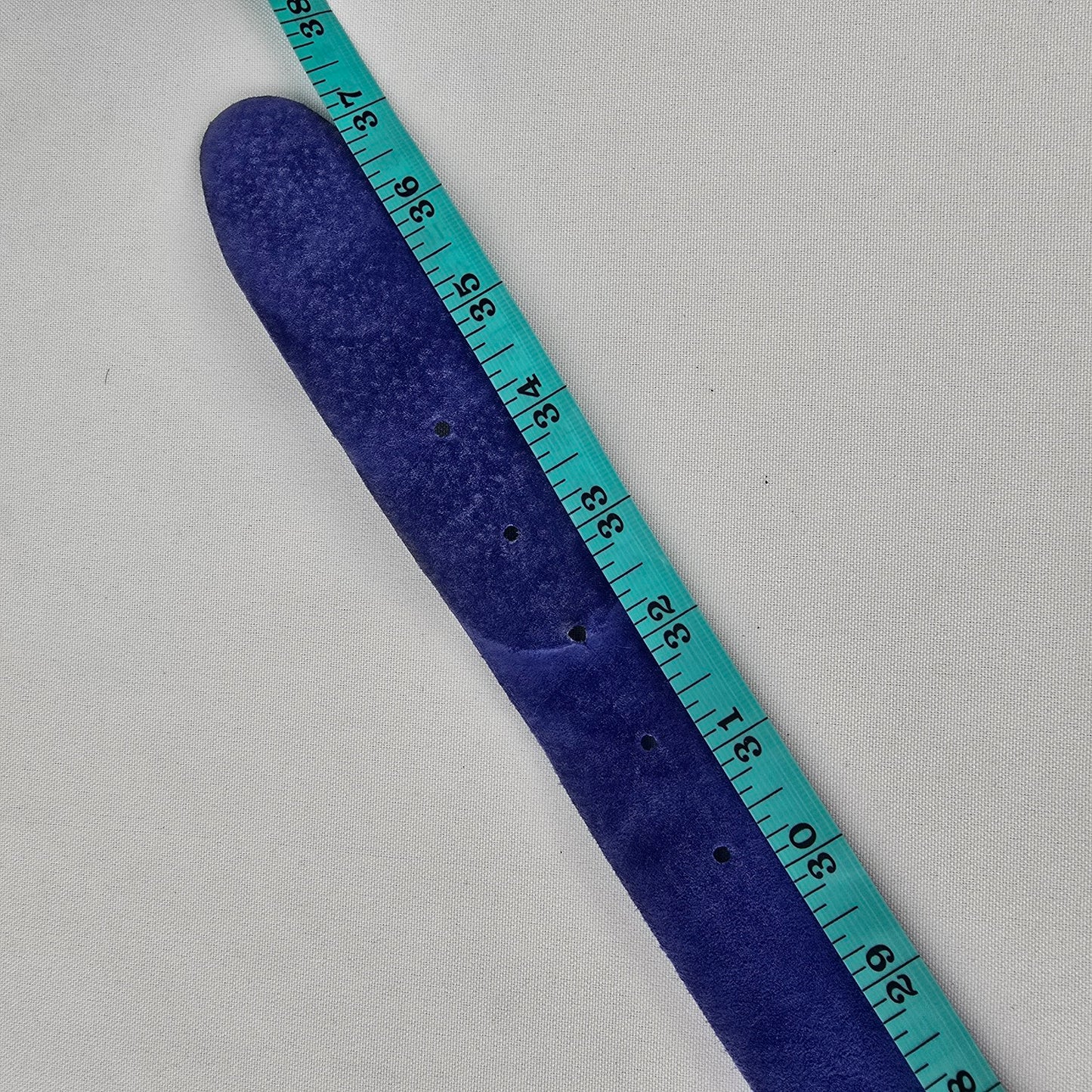 Vintage Jacques Vert Blue Suede Belt Size M/L