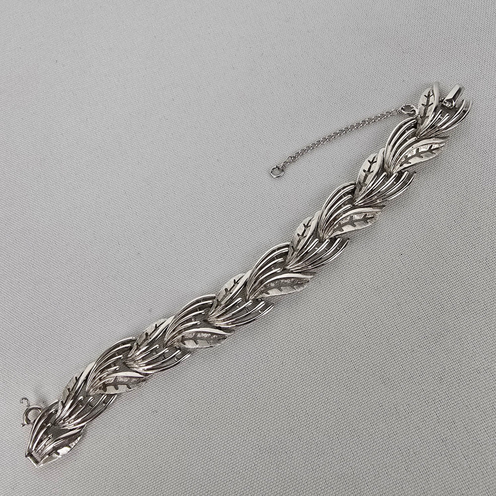 Vintage Silver Tone Link Bracelet