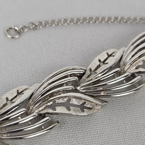 Vintage Silver Tone Link Bracelet