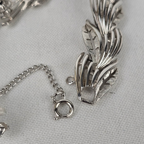 Vintage Silver Tone Link Bracelet