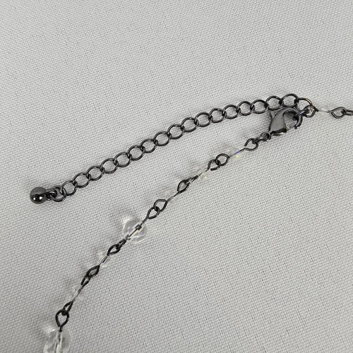 Avon Faceted Purple Beaded Pendant Necklace