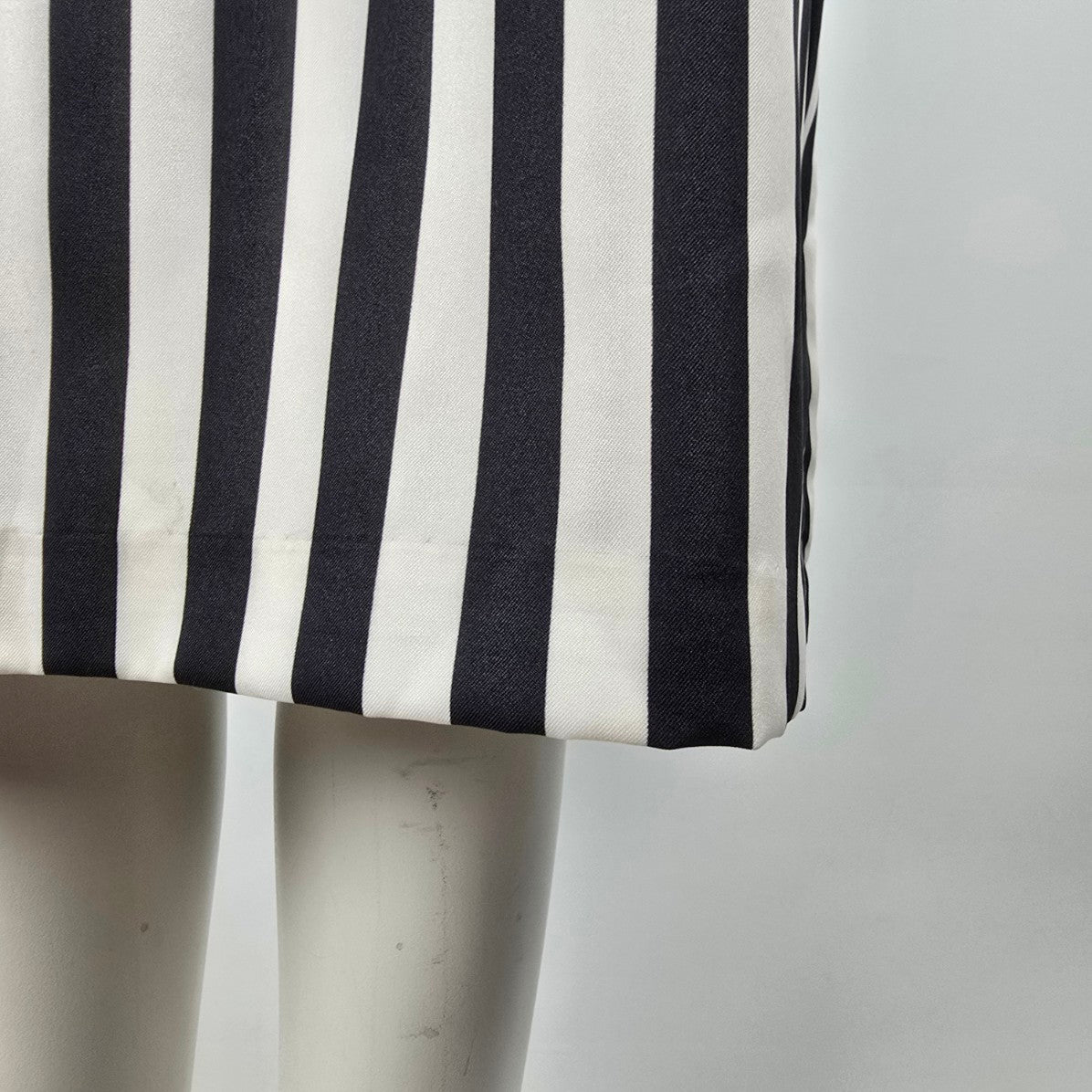 Vintage Algo Black & White Midi Dress Size M/L