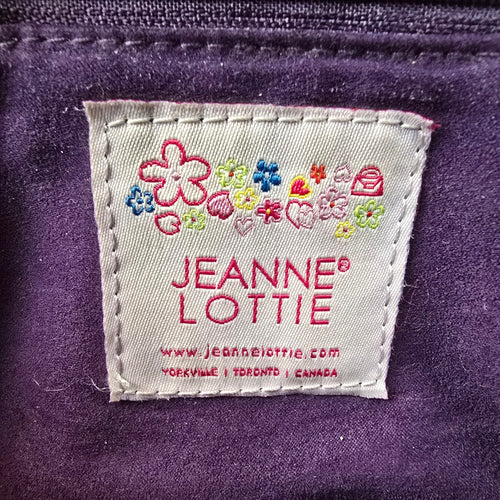 Jeanne Lottie Brown Croc Print Purse