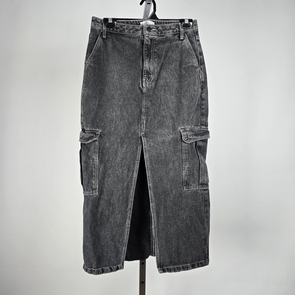 Black Denim Maxi Skirt Size 9