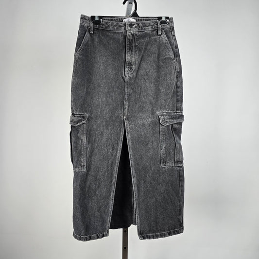 Black Denim Maxi Skirt Size 9