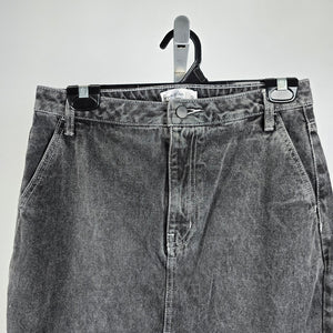 Black Denim Maxi Skirt Size 9