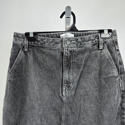 Black Denim Maxi Skirt Size 9